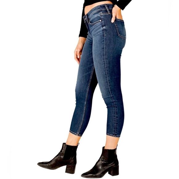 Silver Suki Skinny Crop Jeans 31/25 - Picture 1 of 16